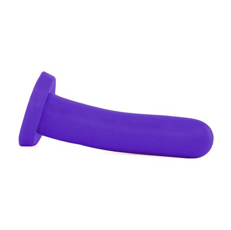 buy purple dillio mr smoothy strap on dildo pipedream toys