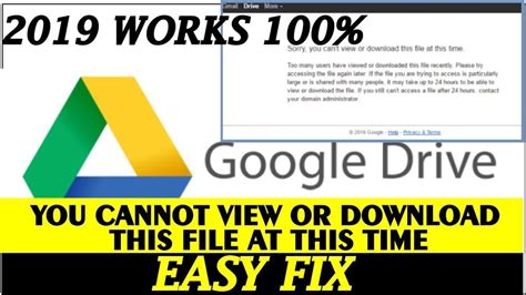 fix google drive  view    file   time youtube