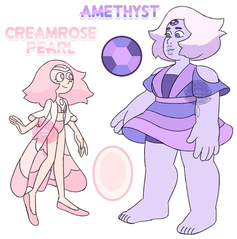 image creamrose pearl and amethyst by david exe png