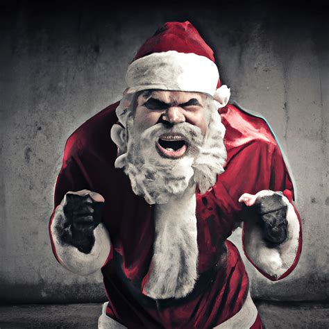 angry santa claus graphic creative fabrica