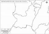 Cauca Valle Departamento Mapas Municipios sketch template