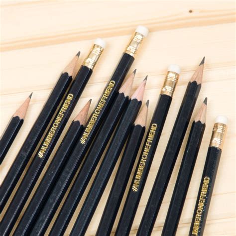 personalised graphite pencils  labels