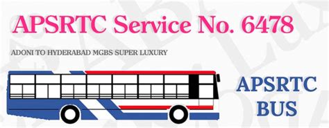 apsrtc  adoni bus depot  mgbs hyderabad bus  hrs book