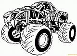 Monster Truck Pages Coloring Color Prowler Print sketch template