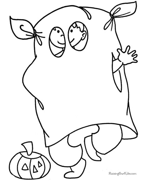 halloween coloring page  kid