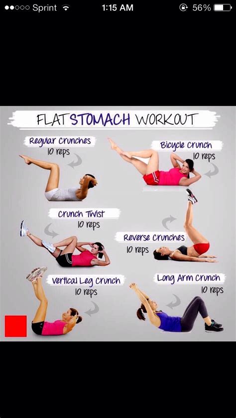 easy flat stomach workout musely