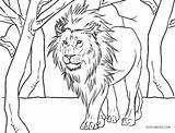 Lion Coloring Pages Printable Kids sketch template