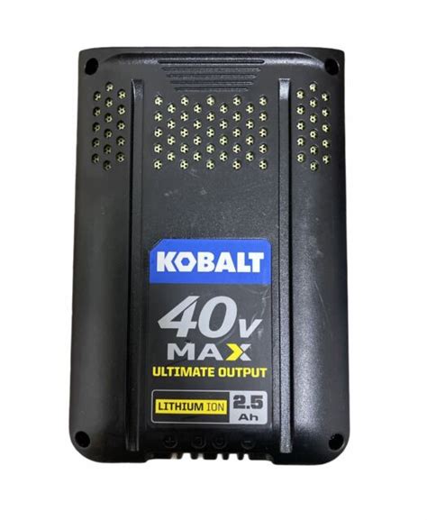 Kobalt 40v Max 2 5ah 90wh Lithium Ion Battery Li Ion For Sale Online Ebay