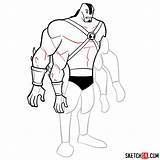 Ben Draw Arms Four Drawing Step Sketchok sketch template