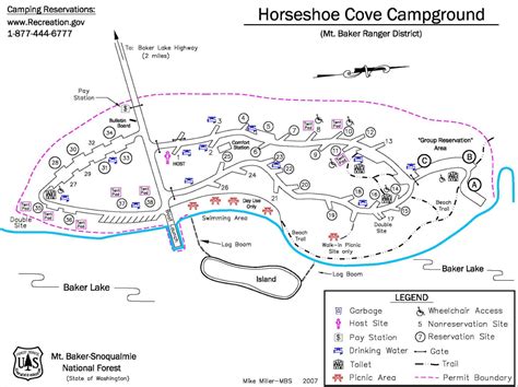long lake campground map