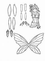 Coloring Puppet Peaseblossom Part sketch template