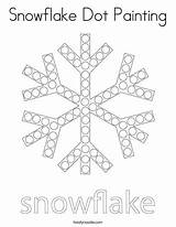 Dot Snowflake Painting Coloring Noodle Winter Pages Twisty Activities Preschool Twistynoodle Snowflakes Kids Tip Theme Print Cursive sketch template