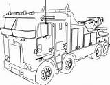 Coloring Kenworth Pages Getdrawings Truck sketch template