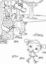 Coloring Pages Feet Franny Cartoons Hero sketch template