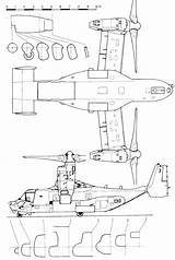 Osprey V22 Blueprint Blueprints Aviones Technical Jet Jets Airplanes Militares sketch template