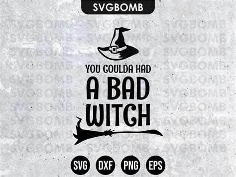 coulda   bad witch svg