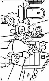 Simpsons Coloring Pages Simpson Print Color Printable Beautiful Coloring2print sketch template
