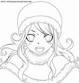 Fairy Tail Jubia Lineart Deviantart Dessin Drawing Coloring Line Pages Want Anime sketch template