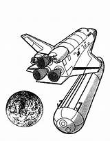 Coloring Pages Rocket Space Ship Spaceship Droping Off Kids Drawing Nasa Cartoon Cliparts Rocketship Ruimtevaart Travel Ruimte Kleurplaatjes Popular Fun sketch template