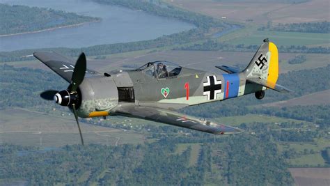 german fighter aircraft focke wulf  bound  wings  illawarra  airshow bega