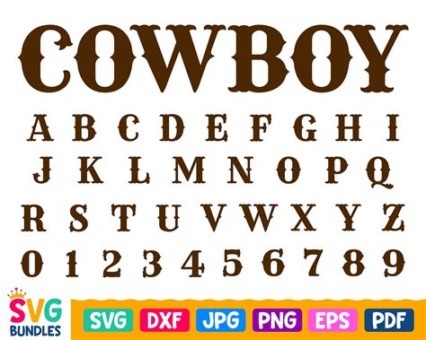 western font svg cowboy font svg alphabet font svg rodeo etsy sexiz pix