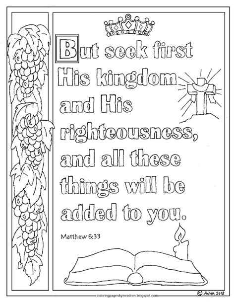 coloring pages  kids   adron printable matthew  coloring
