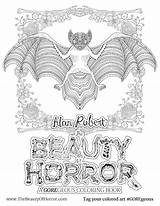 Horror Coloring Beauty Book Creepy Sequel Exclusive Look Now Idw Publishing Courtesy sketch template