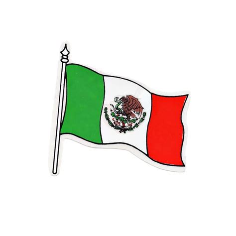 sticker bandera mexicana pegatina de mexico casa frida