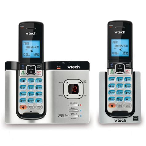 vtech ds  dect  expandable cordless phone  bluetooth connect  cell answering
