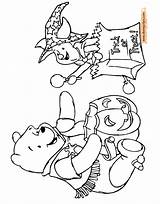 Halloween Pooh Piglet Disneyclips Winnie sketch template