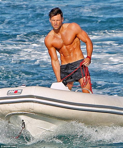 shirtless mark wright enjoys spanish holiday before michelle keegan wedding daily mail online