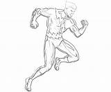 Quicksilver Coloring Pages Men Character Template sketch template