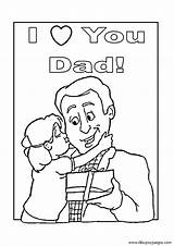 Happy Fathers Coloring Father Pages Para Printable Del Dibujos Dia Padre Crafts Dad Kids Birthday Color sketch template