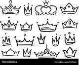 Crown Graffiti Simple King Vector Crowns Queen Sketch Crowning Elegant Illustrations Tattoo Drawing Tiara Fonts Lettering Hand Logo Vectorstock Clip sketch template