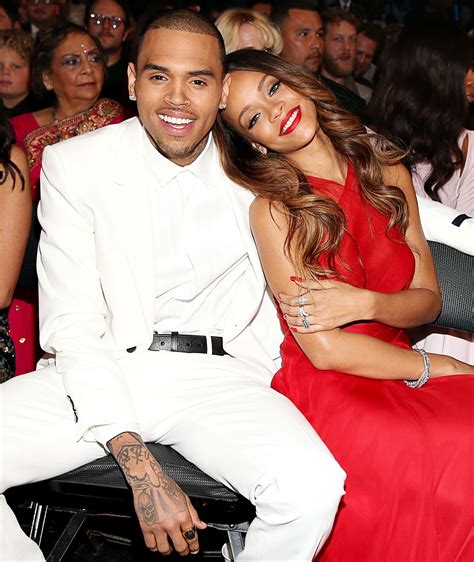 Chris Brown Calls Lingerie Clad Ex Girlfriend Rihanna A