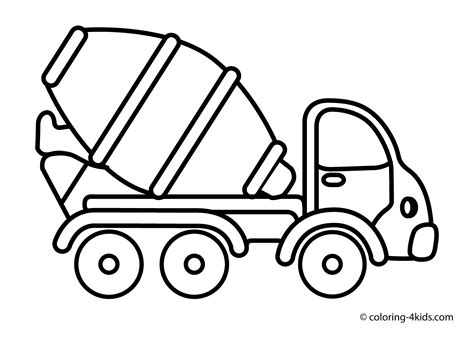 printable construction truck coloring pages  printable dump truck