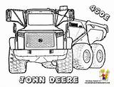Deere Ausmalbild Dump Yescoloring Skidder Tracteur Feuilles Enfants Bricolage Tractors Muldenkipper sketch template
