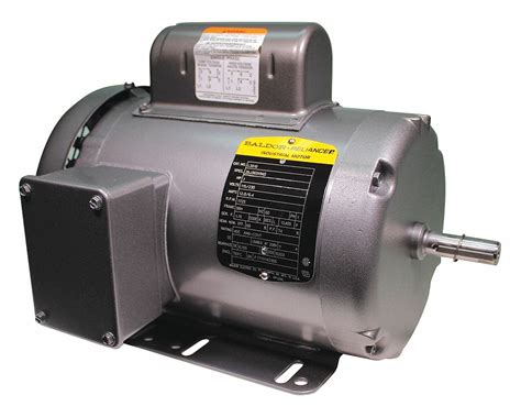 baldor electric  hp general purpose motor capacitor start  nameplate rpm voltage