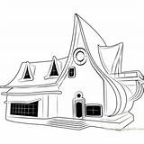 Cottage Coloring Pages Star Coloringpages101 Kids sketch template