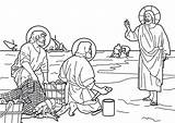 Colorat Andrei Sfantul Fishermen Peter Disciples Planse Disciple Fish Bibel Vbs Petru Universdecopil Confession Recursos Catequesis Discover sketch template