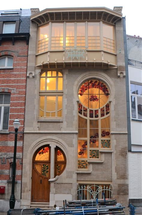 house  art nouveau style brussels belgium architectureporn