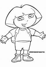 Dora Kleurplaten Nickelodeon Kleurplaat Meisje sketch template