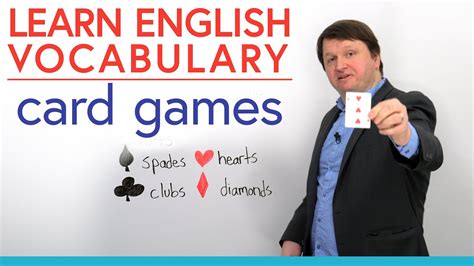 learn english vocabulary  card games engvid