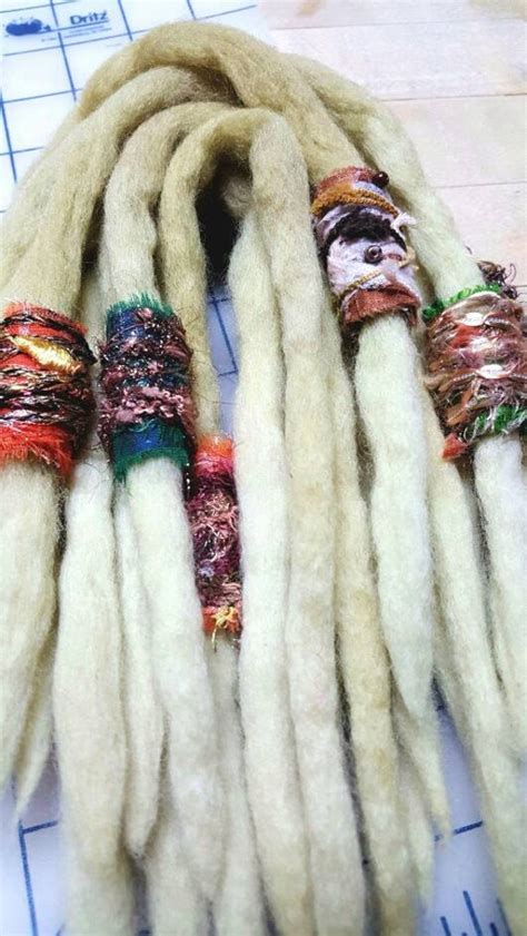 items similar to wool dreadlocks custom wool dreads handmade hippie