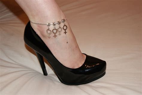 Sexy Euro Anklet Ankle Chain Jewellery Mfmf Symbols Swinger Moresome