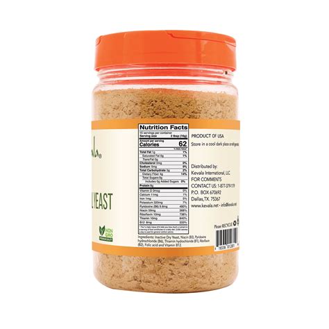 nutritional yeast large flake  oz kevala