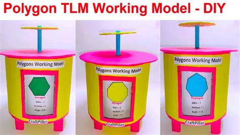 polygon working model maths tlm model science project craftpiller athowtofunda youtube