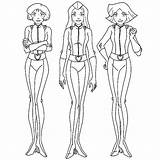 Totally Spies Coloring Characters Pages Xcolorings 700px 101k Resolution Info Type  Size Jpeg sketch template