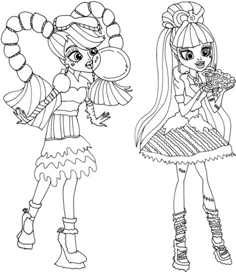 monster high characters coloring pages  getcoloringscom