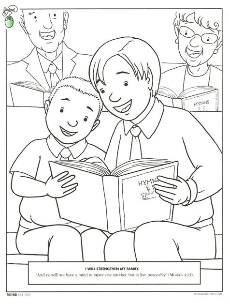 lds church coloring pages